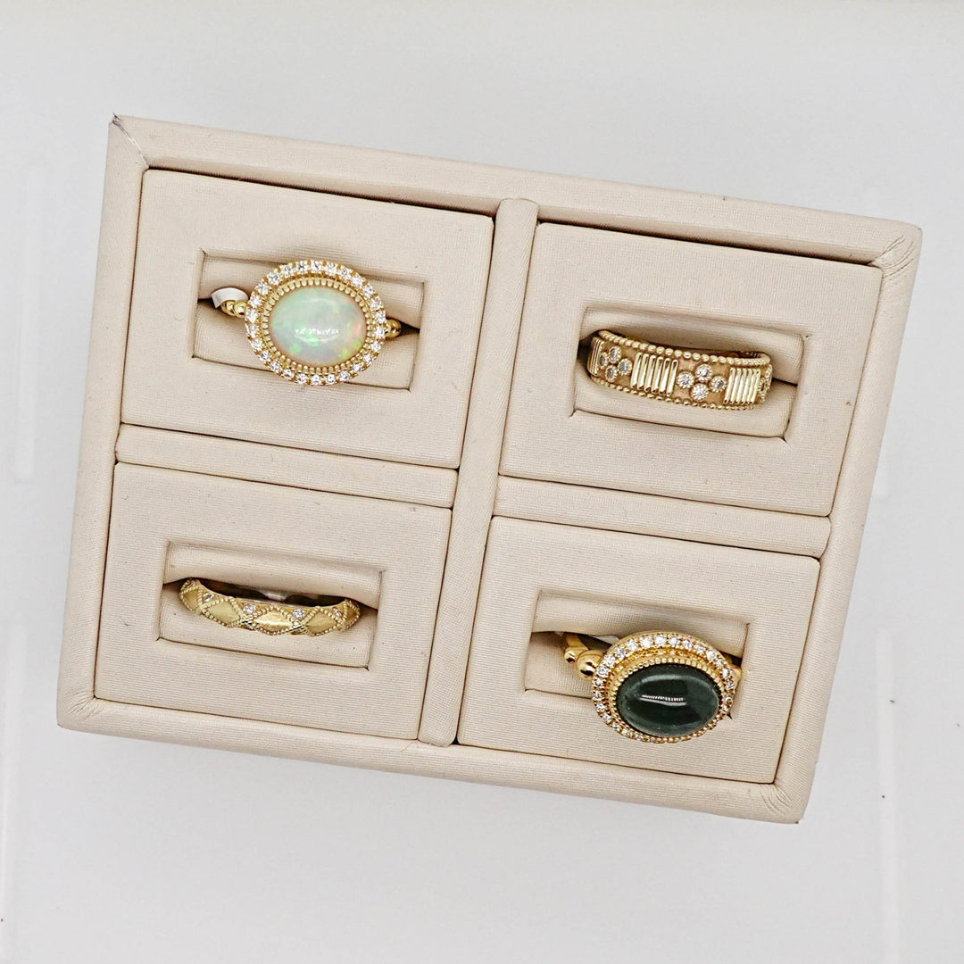 Diamond Eternity Band with Satin Finish - Acadian Estates &amp; CustomRing