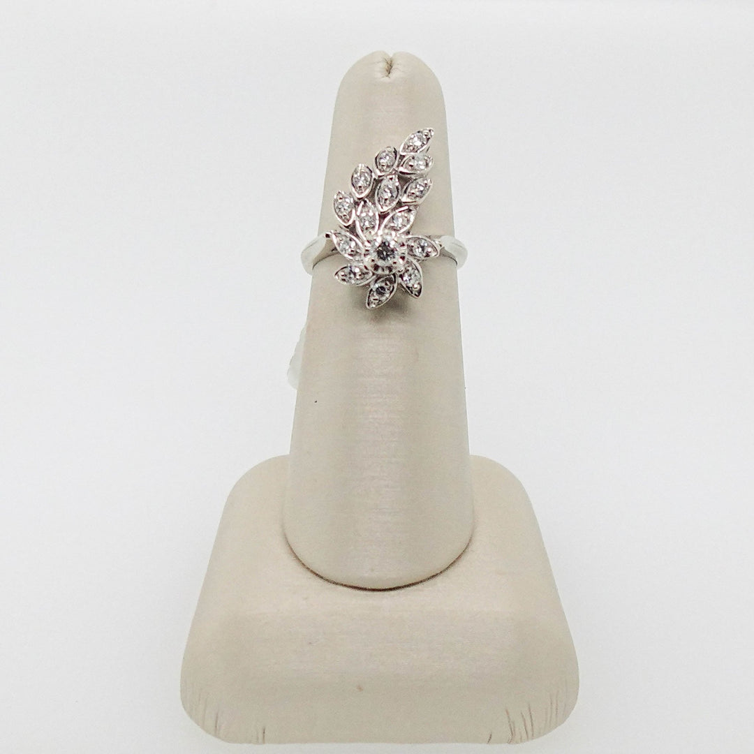Diamond Feather Inspired Ring - Acadian Estates &amp; CustomRing