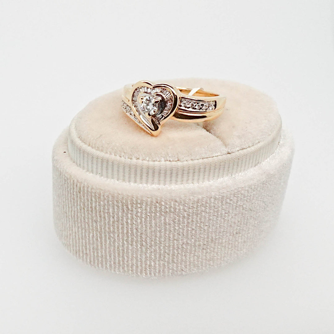 Diamond Heart Ring - Acadian Estates &amp; CustomRing