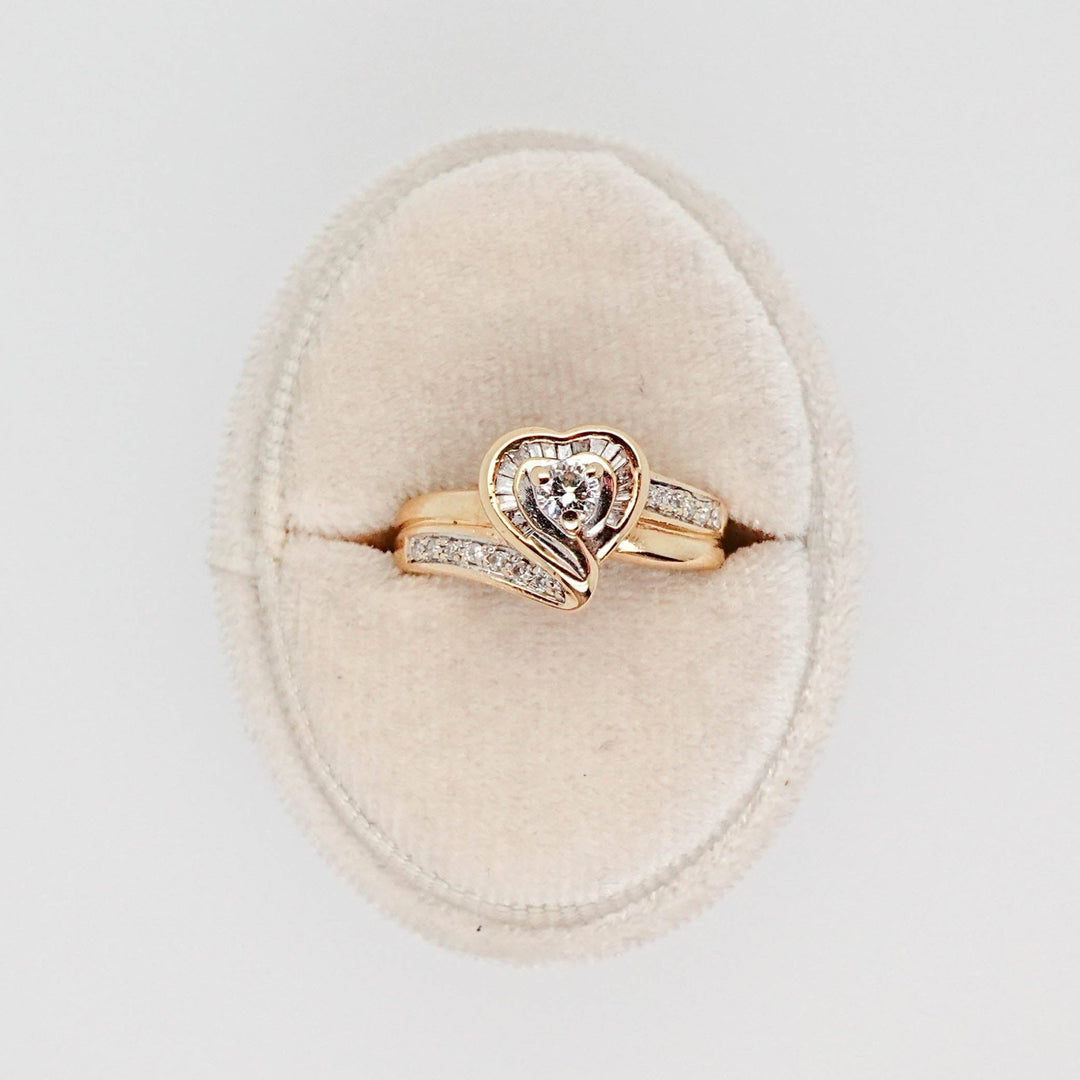 Diamond Heart Ring - Acadian Estates &amp; CustomRing