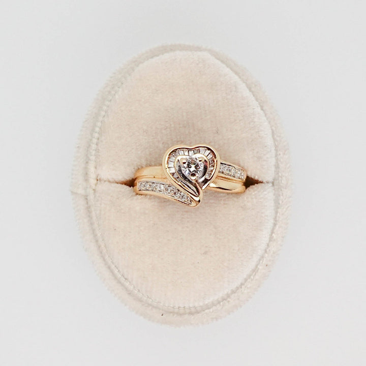Diamond Heart Ring - Acadian Estates &amp; CustomRing