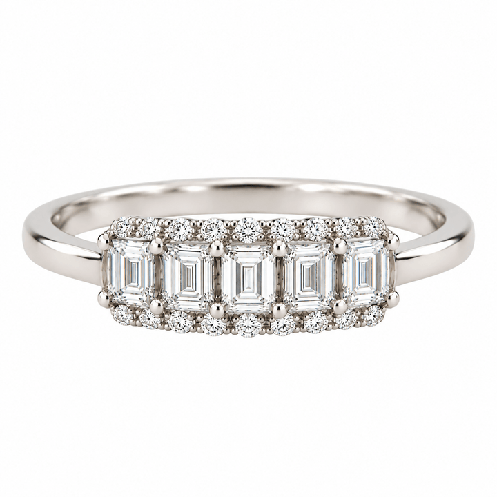 Diamond Ring with Princess Diamonds - Acadian Estates &amp; CustomRing