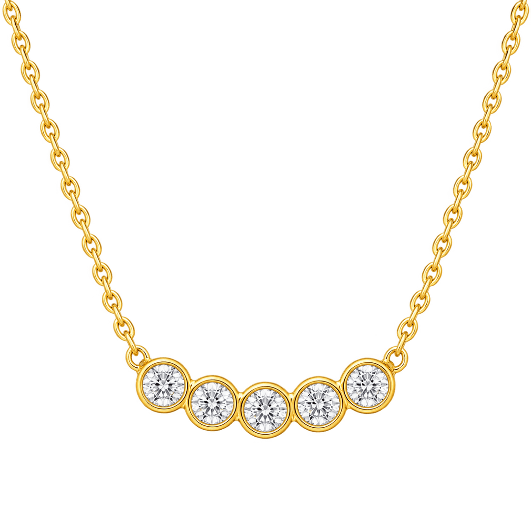 Diamond Smile Necklace - Acadian Estates &amp; Customnecklace