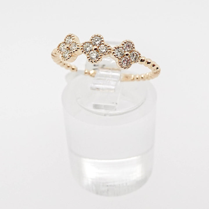 Diamond Triple Clover Ring - Acadian Estates &amp; CustomRing