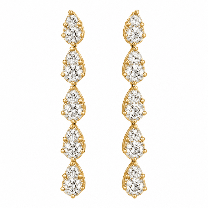 Diamond Waterfall Earrings - Acadian Estates &amp; CustomEarrings