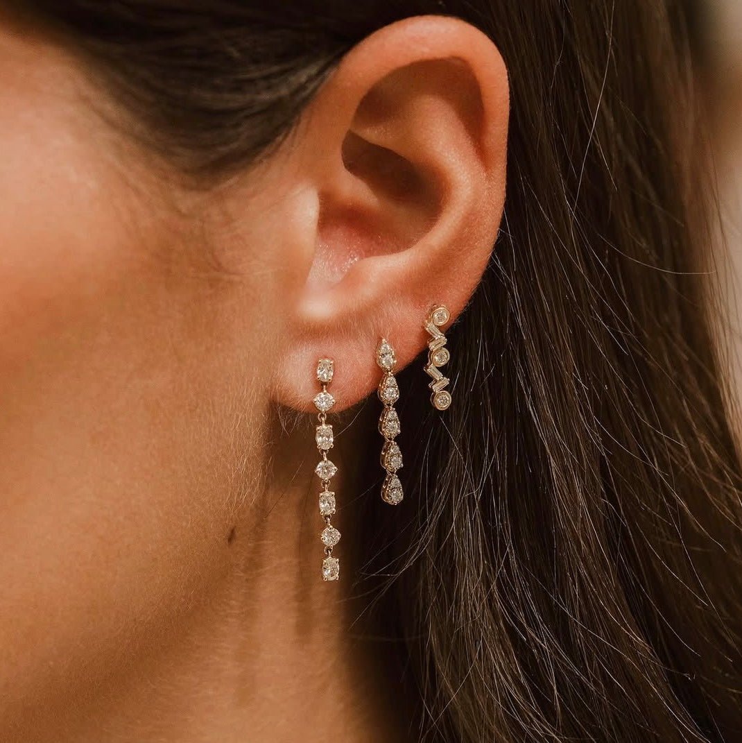 Diamond Waterfall Earrings - Acadian Estates &amp; CustomEarrings