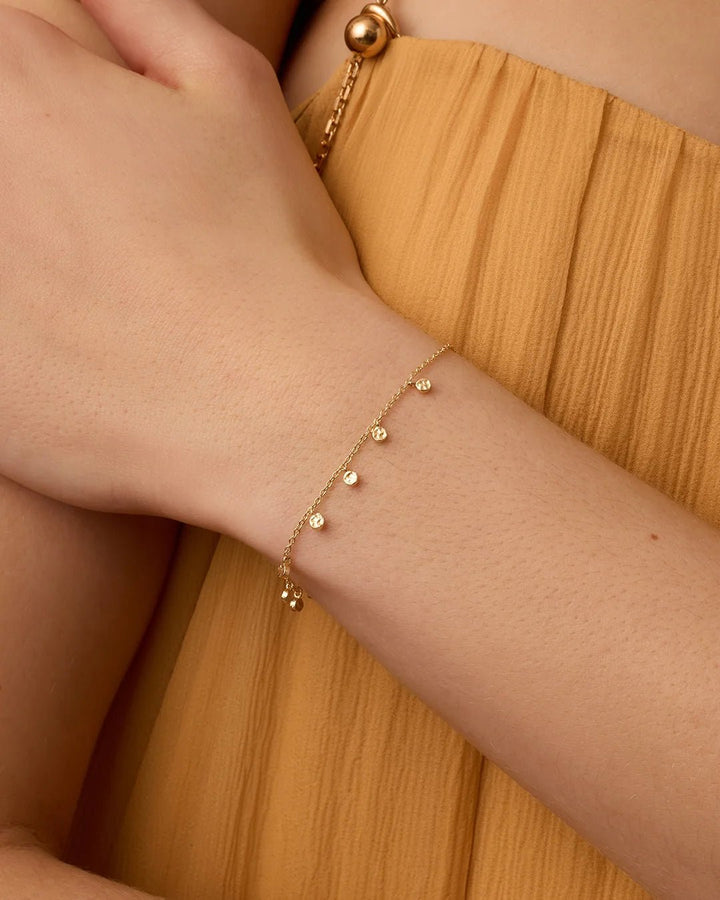Disc Charm Bracelet - Acadian Estates &amp; CustomBracelet