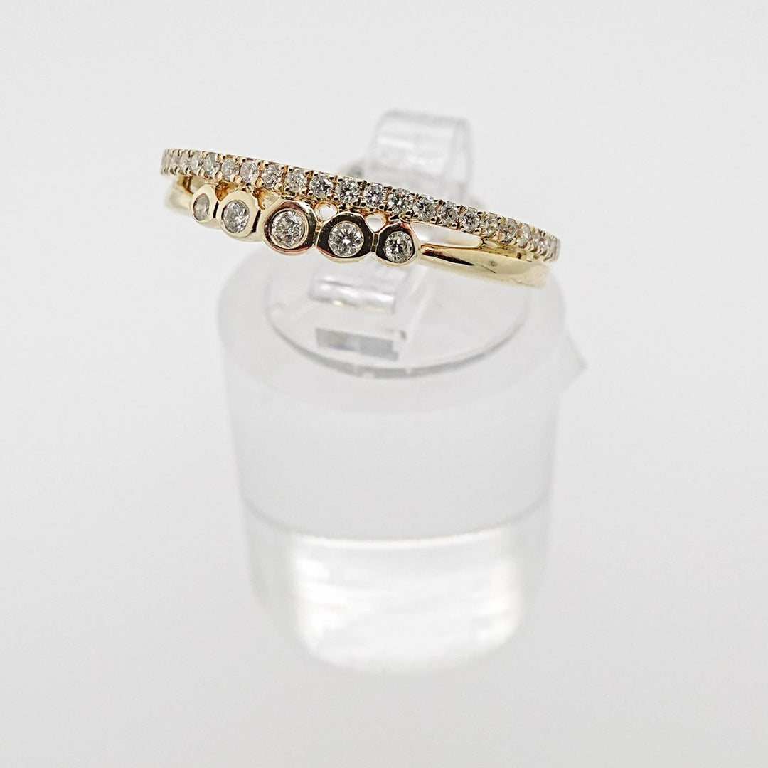 Double Diamond Band Ring - Acadian Estates &amp; CustomRing