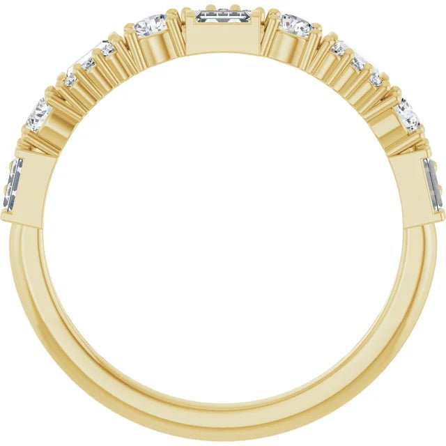 Double Row Diamond Band - Acadian Estates &amp; CustomRing