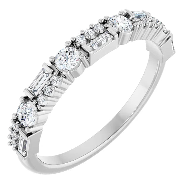 Double Row Diamond Band - Acadian Estates &amp; CustomRing