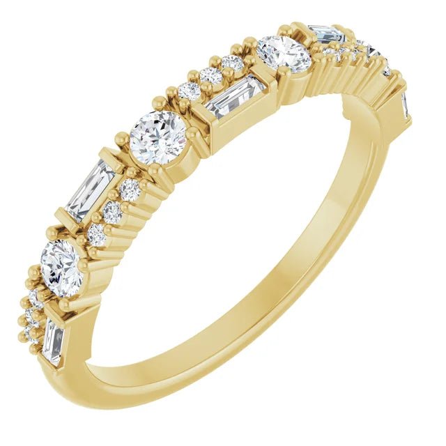Double Row Diamond Band - Acadian Estates &amp; CustomRing