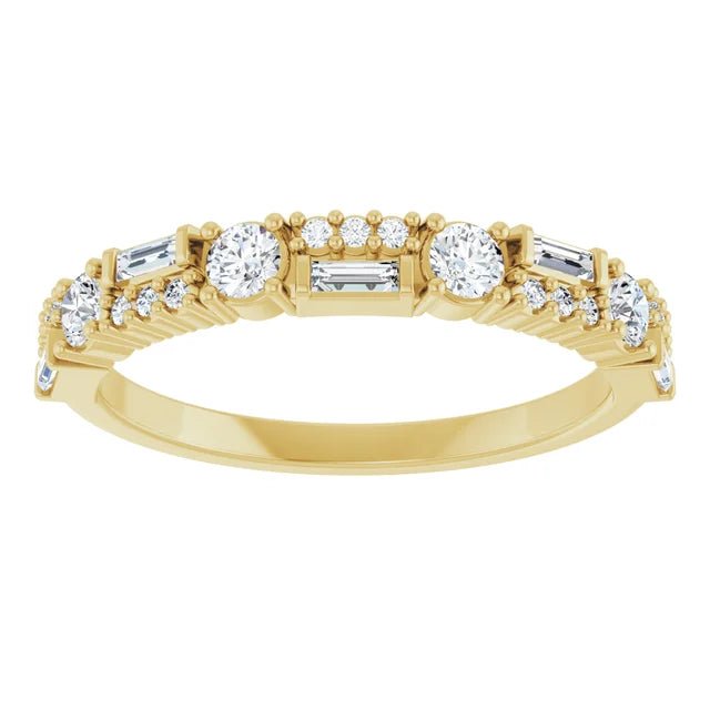 Double Row Diamond Band - Acadian Estates &amp; CustomRing