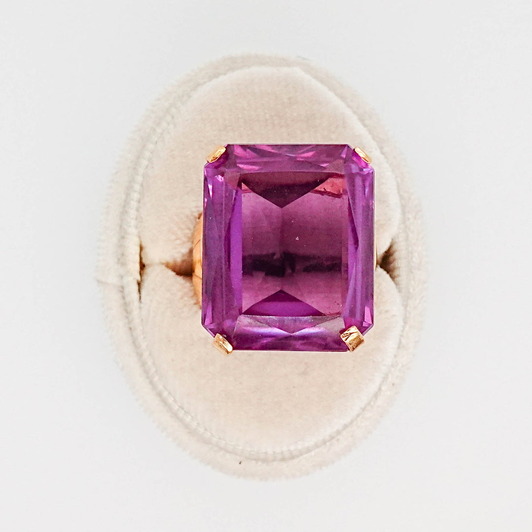Emerald Cut Alexandrite Ring - Acadian Estates & CustomRing