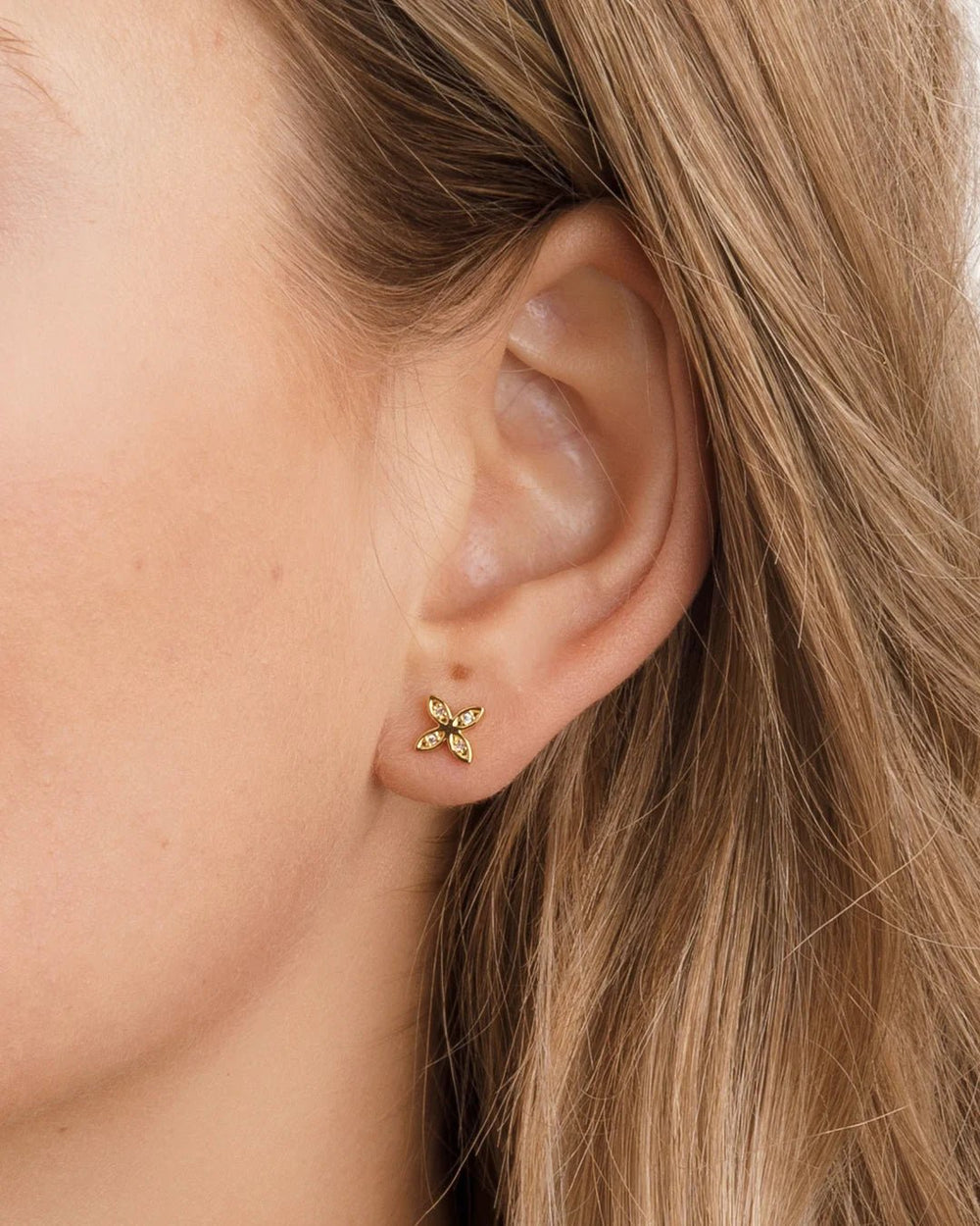 Flower Stud Earrings - Acadian Estates & CustomEarrings