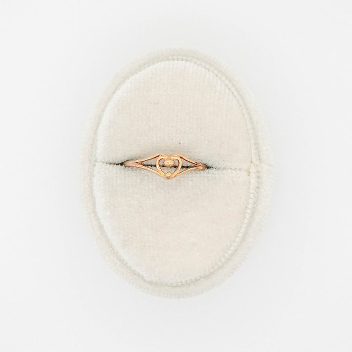 Gold Heart Ring - Acadian Estates &amp; CustomRing