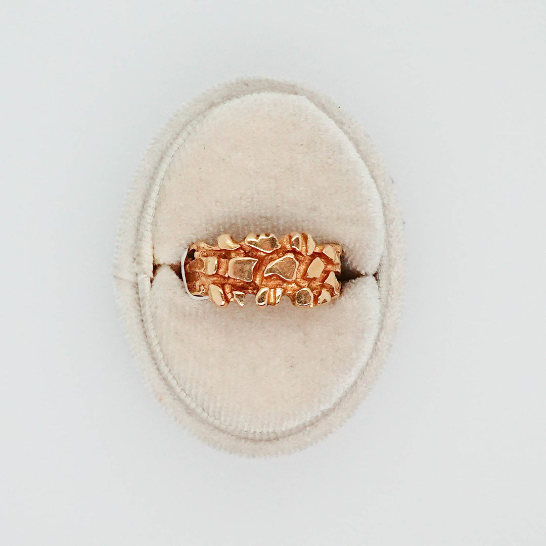 Gold Nugget Ring - Acadian Estates & CustomRing