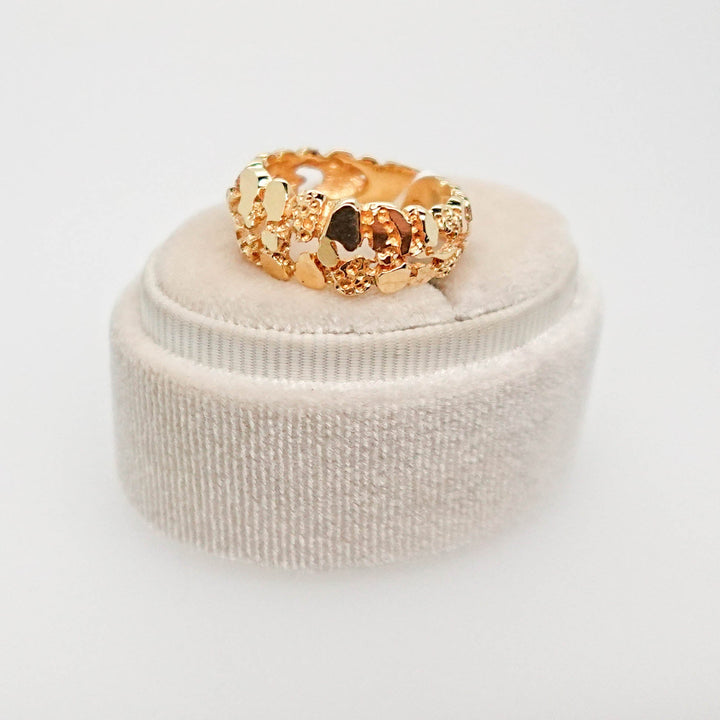 Gold Nugget Ring - Acadian Estates &amp; CustomRing