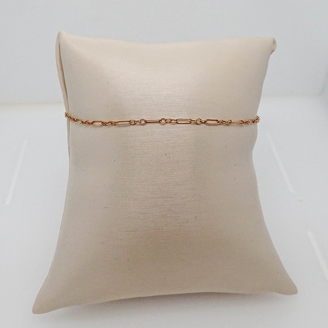 Gold Paperclip Bracelet - Acadian Estates &amp; CustomBracelet