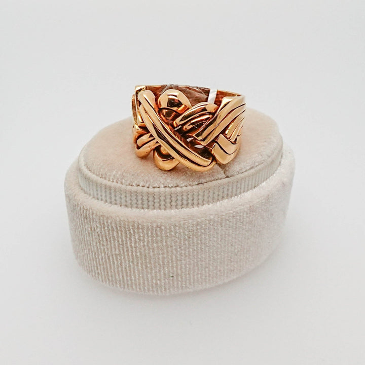 Gold Puzzle Ring - Acadian Estates &amp; CustomRing