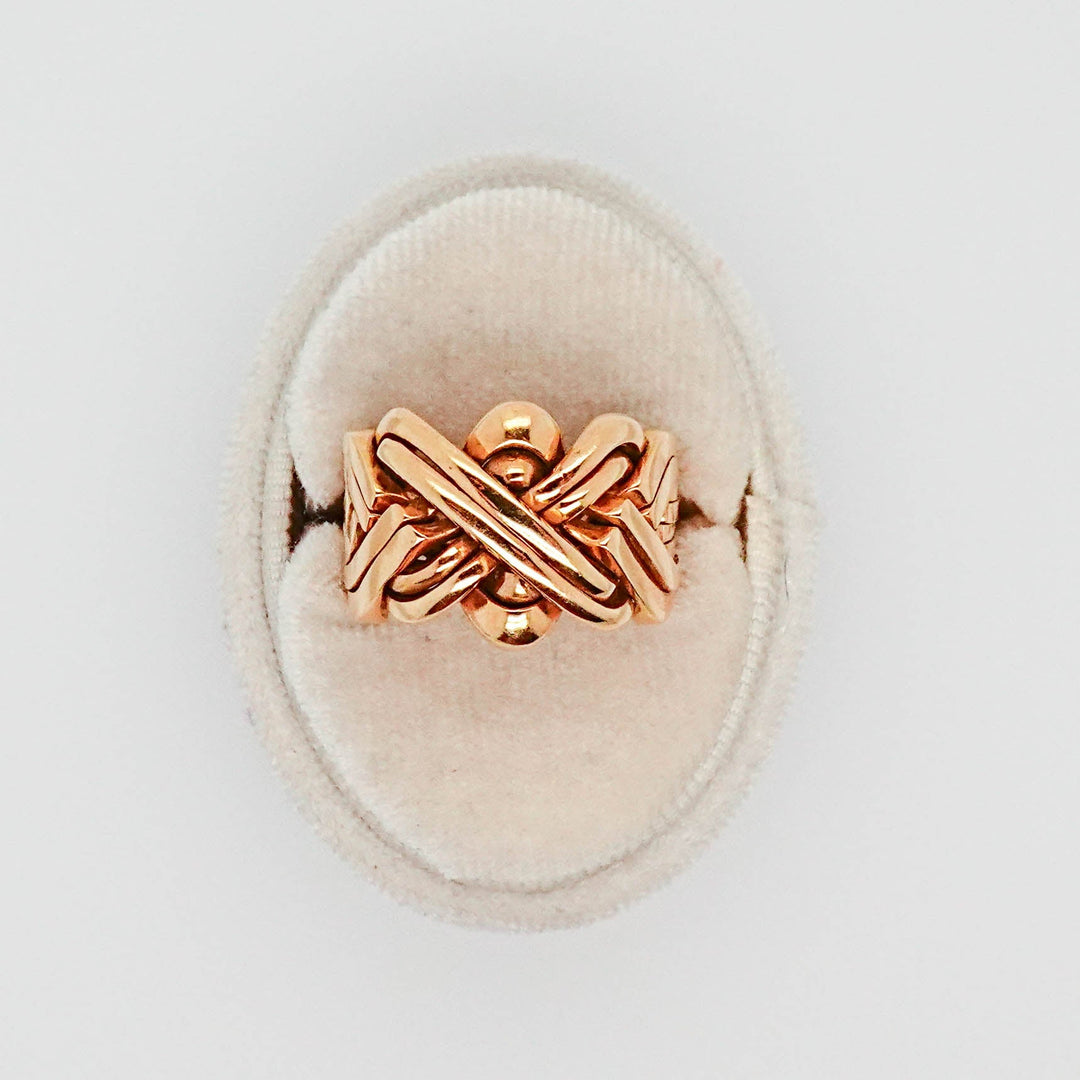 Gold Puzzle Ring - Acadian Estates &amp; CustomRing