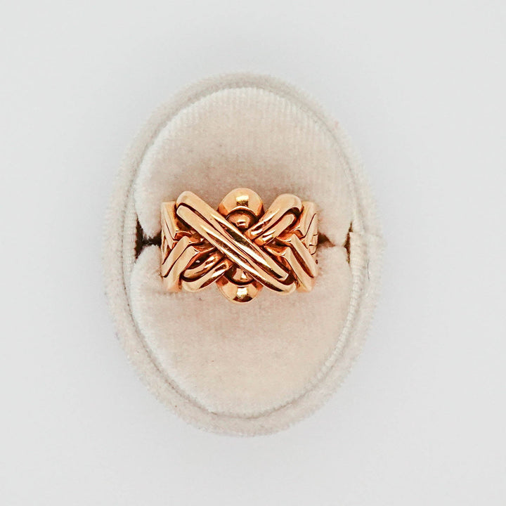 Gold Puzzle Ring - Acadian Estates &amp; CustomRing