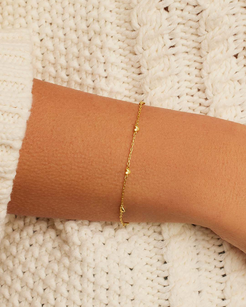 Heart Station Bracelet - Acadian Estates & CustomBracelet