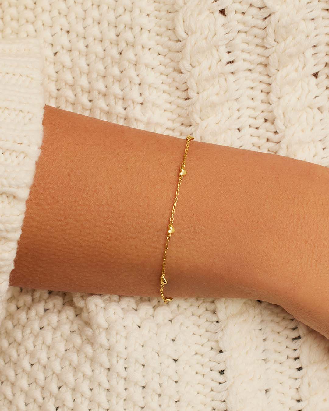 Heart Station Bracelet - Acadian Estates &amp; CustomBracelet