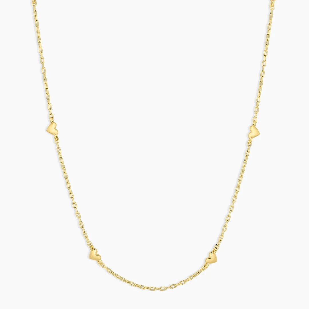 Heart Station Necklace - Acadian Estates & Customnecklace