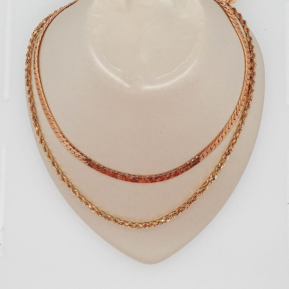 Herringbone Chain Necklace - Acadian Estates & Customnecklace