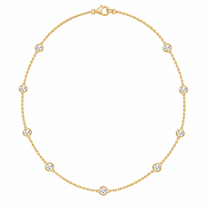 Lab-Grown Diamond By The Yard Necklace - Acadian Estates &amp; Customnecklace