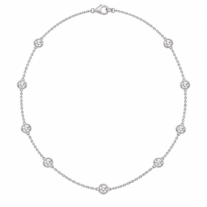 Lab-Grown Diamond By The Yard Necklace - Acadian Estates &amp; Customnecklace