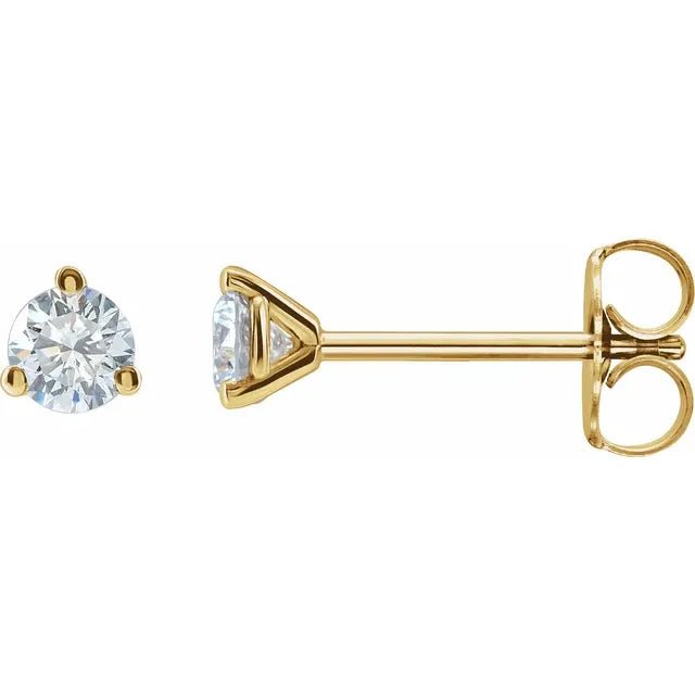 Lab-Grown Diamond Stud Earrings - Acadian Estates & CustomEarrings