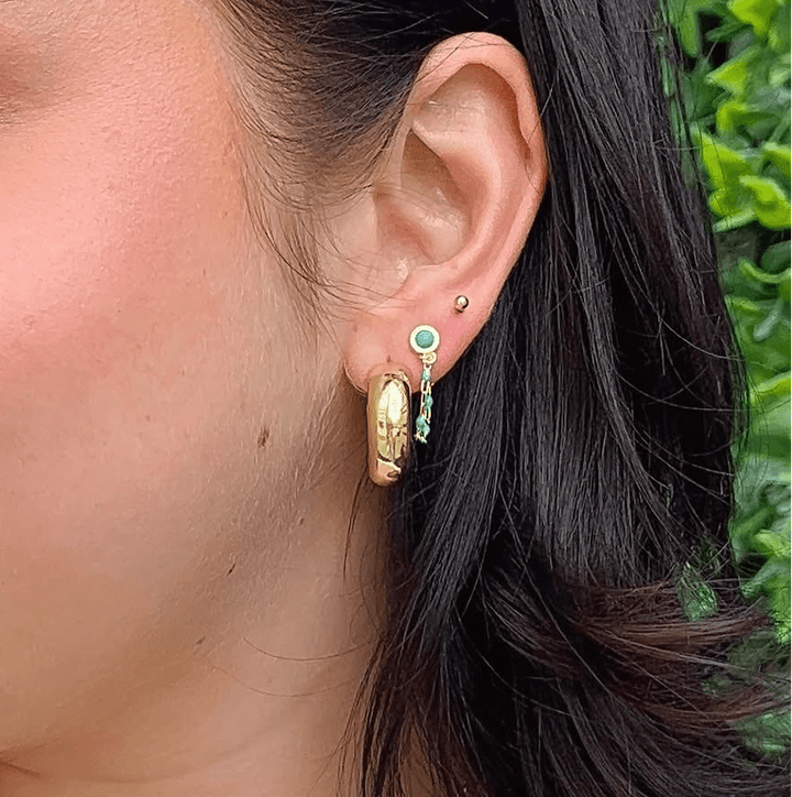 Large Chunky Hoops - Acadian Estates &amp; CustomEarrings