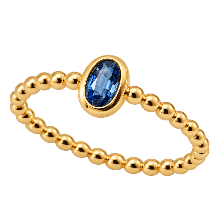 London Blue Topaz Bezel Set Ring - Acadian Estates &amp; CustomRing
