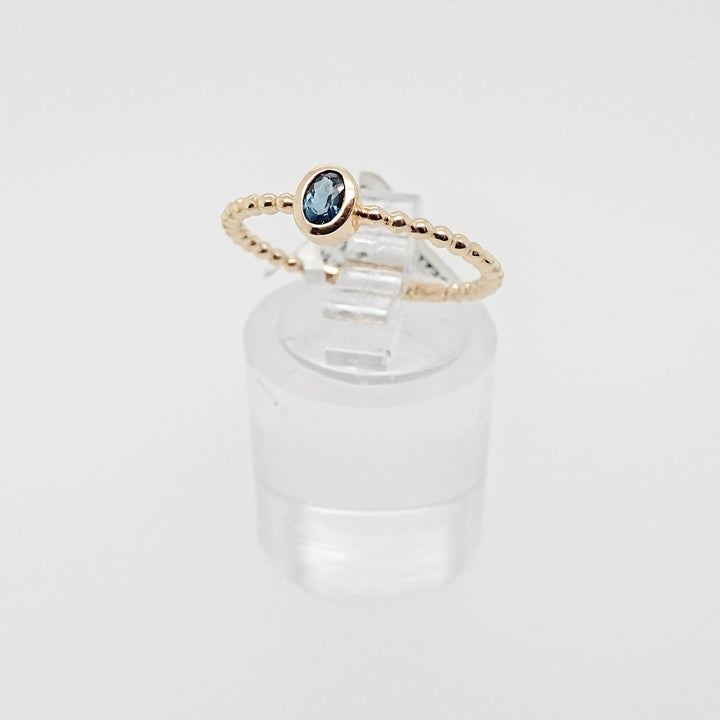 London Blue Topaz Bezel Set Ring - Acadian Estates &amp; CustomRing