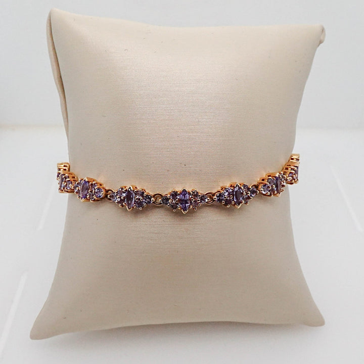 Marquise and Round Tanzanite Bracelet - Acadian Estates &amp; CustomBracelet