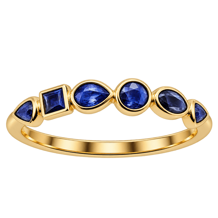 Multi-Shape Sapphire Ring - Acadian Estates &amp; CustomRing