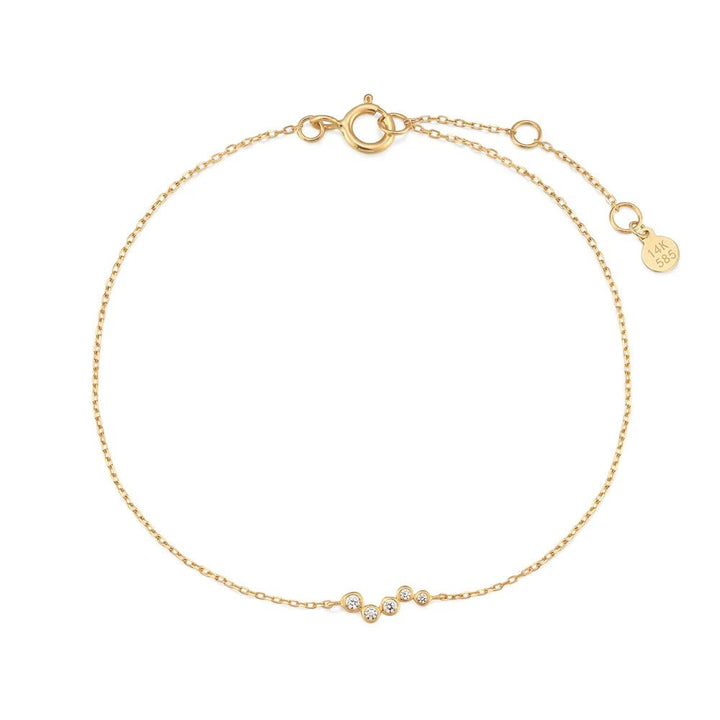 Natural Diamond Wave Bracelet - Acadian Estates &amp; CustomBracelet