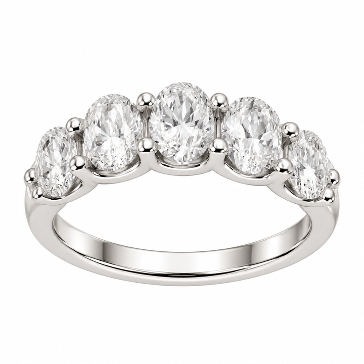 Oval Diamond Band - Acadian Estates &amp; CustomRing
