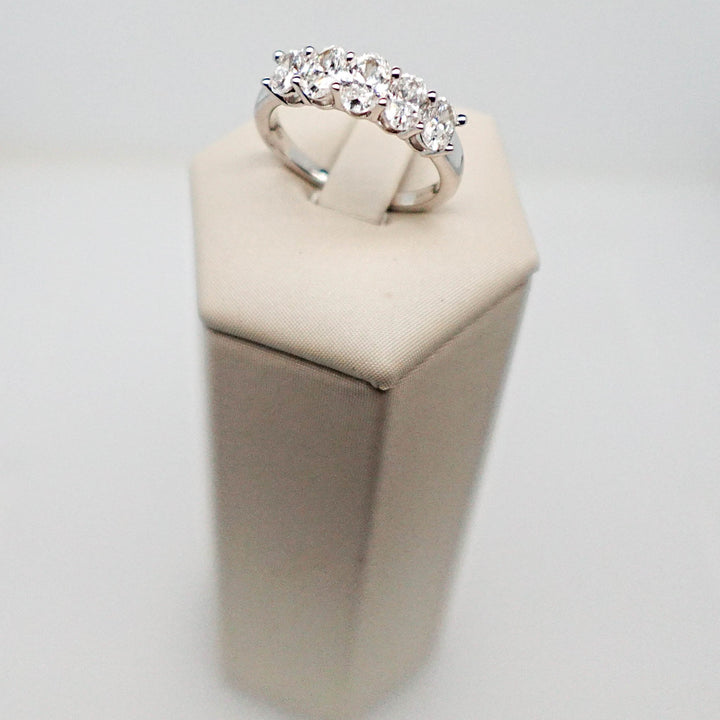Oval Diamond Band - Acadian Estates &amp; CustomRing
