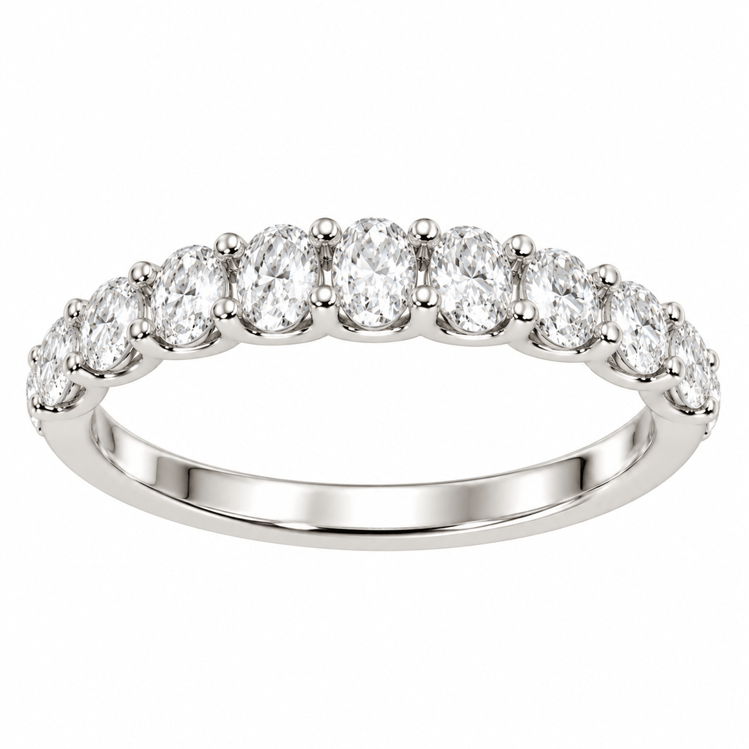 Oval Diamond Band - Acadian Estates &amp; CustomRing
