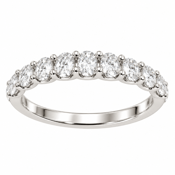 Oval Diamond Band - Acadian Estates &amp; CustomRing
