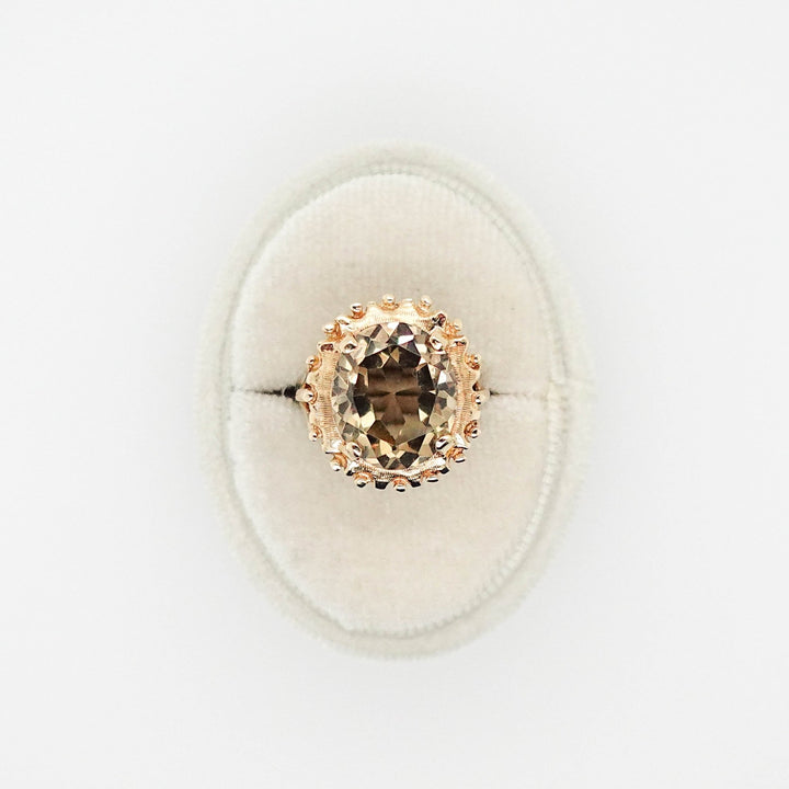 Oval Smokey Topaz Ring - Acadian Estates &amp; CustomRing