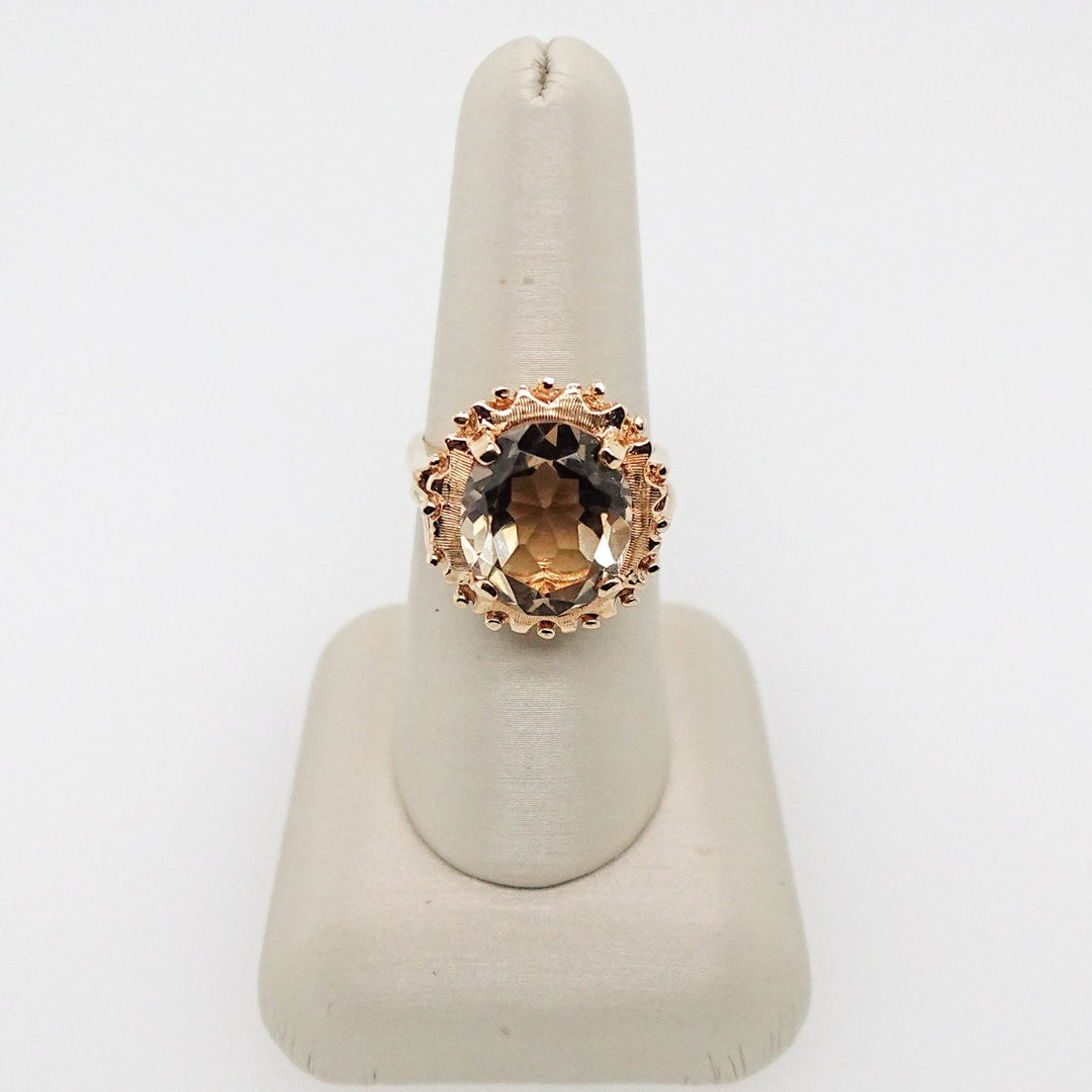 Oval Smokey Topaz Ring - Acadian Estates &amp; CustomRing