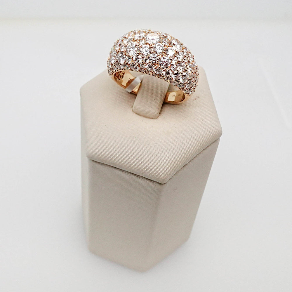 Pave Diamond Dome Ring - Acadian Estates & CustomRing