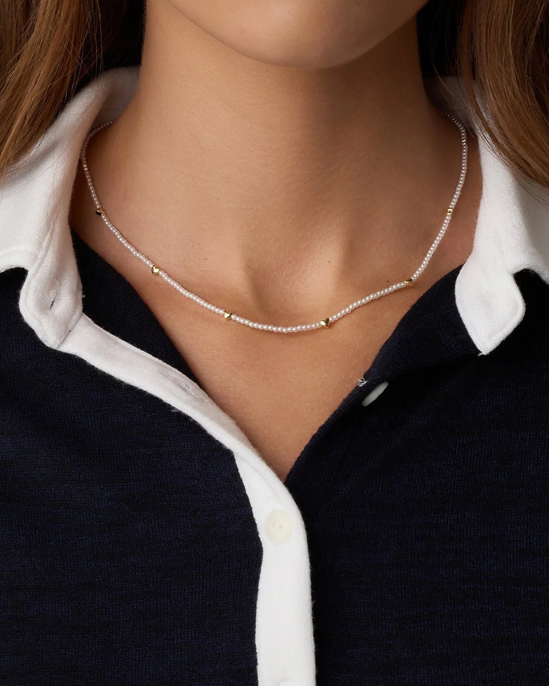 Pearl and Heart Necklace - Acadian Estates &amp; Customnecklace