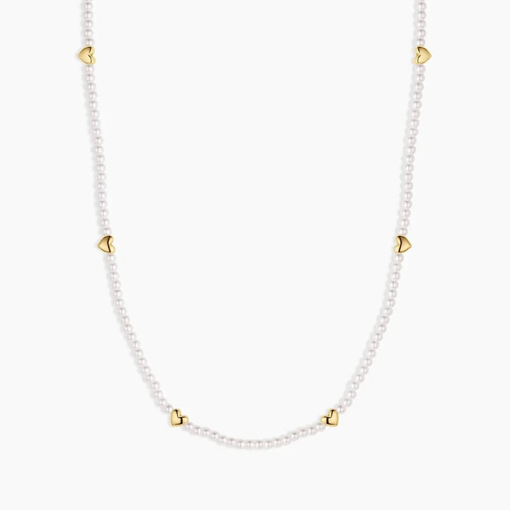 Pearl and Heart Necklace - Acadian Estates &amp; Customnecklace