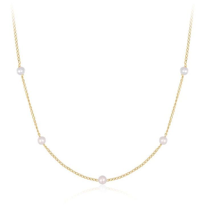 Pearl Station Necklace - Acadian Estates &amp; Customnecklace
