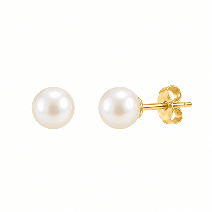 Pearl Stud Earrings - Acadian Estates &amp; CustomEarrings