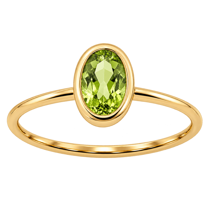 Peridot Oval Ring - Acadian Estates &amp; CustomRing